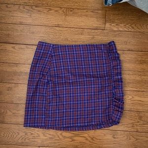 Plaid skirt